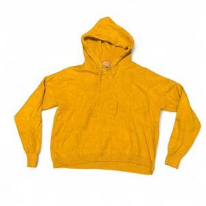 Philosophy Republic Clothing Women’s XL Gold Yellow Hooded Sweater Pullover Knit